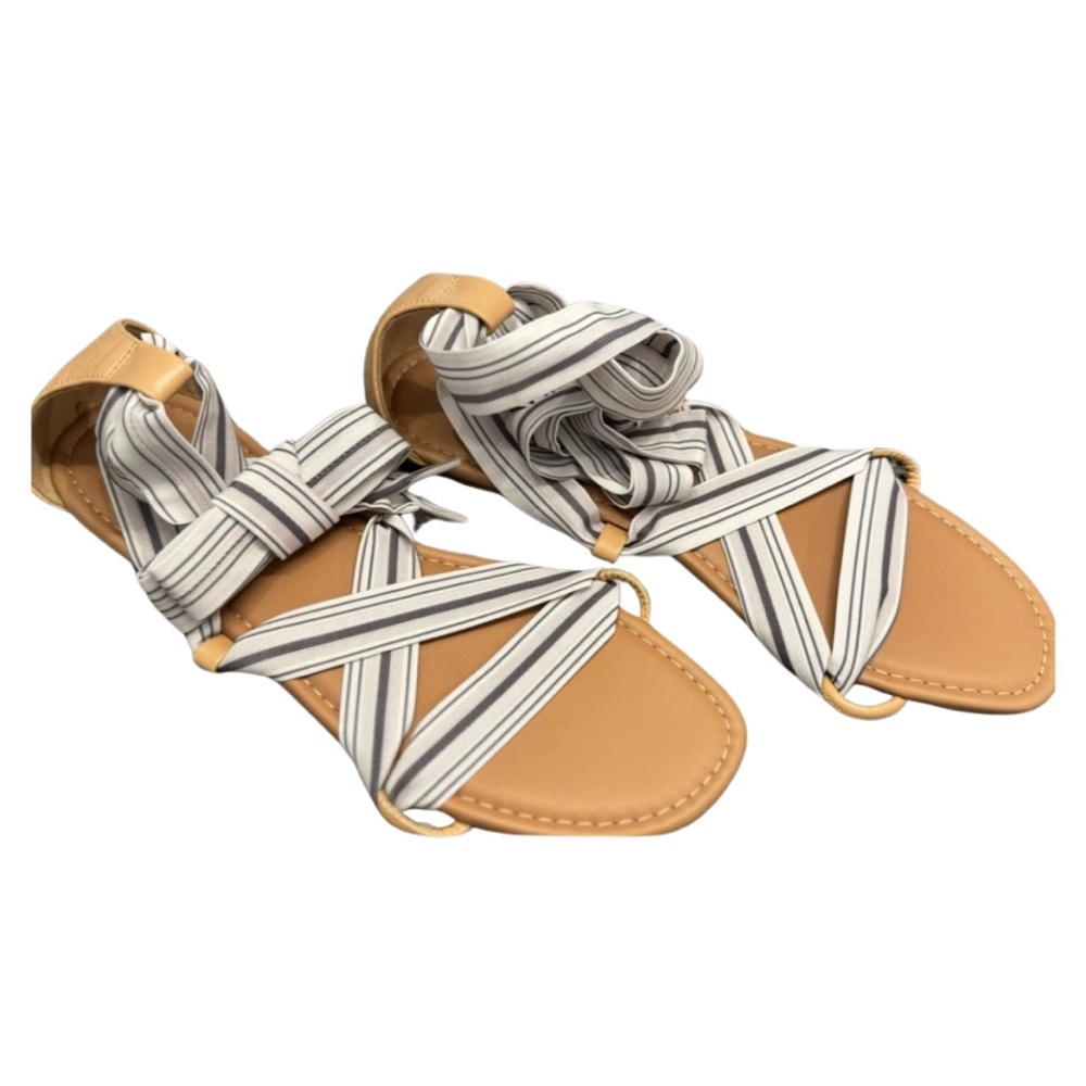 Old Navy Wrap-Tie Scarf Sandal, Size 11